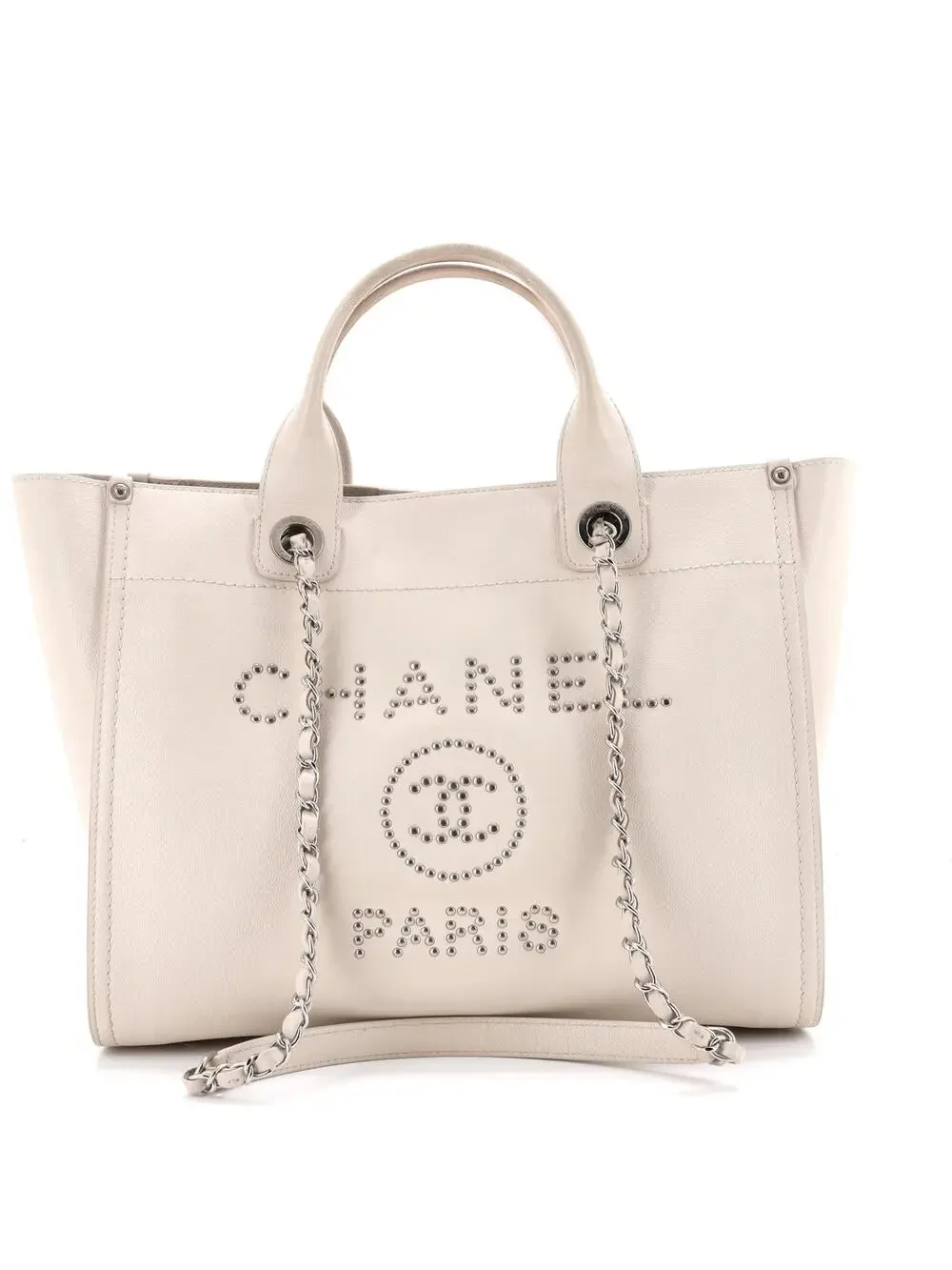 Chanel Deauville Tote Studded Caviar #290781C47B